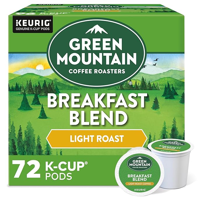 Green Mountain Coffee Roasters Our Blend Keurig Single-Serve K-Cup Pods, Light Roast Coffee, 96 Count (4 Packs of 24)