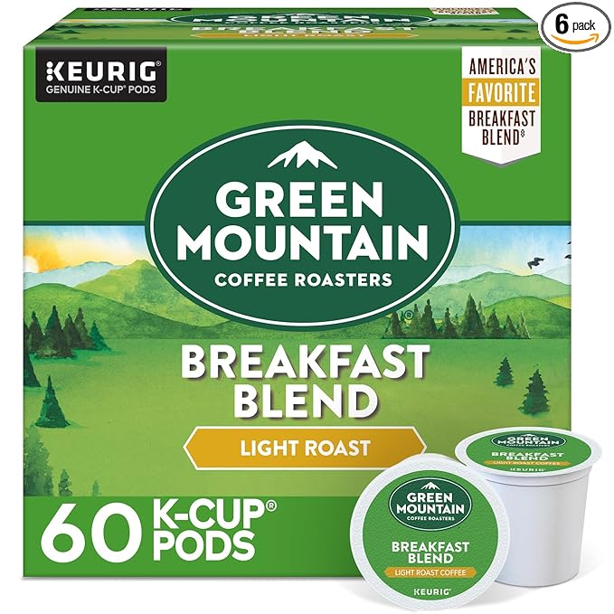 Green Mountain Coffee Roasters Our Blend Keurig Single-Serve K-Cup Pods, Light Roast Coffee, 96 Count (4 Packs of 24)